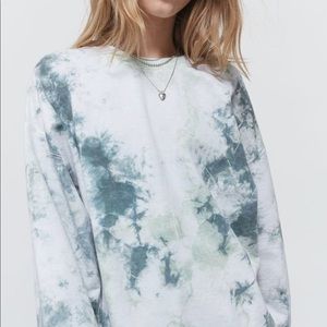Urban Renewal Recycled Crew Neck Tie-Dye Sweatshirt